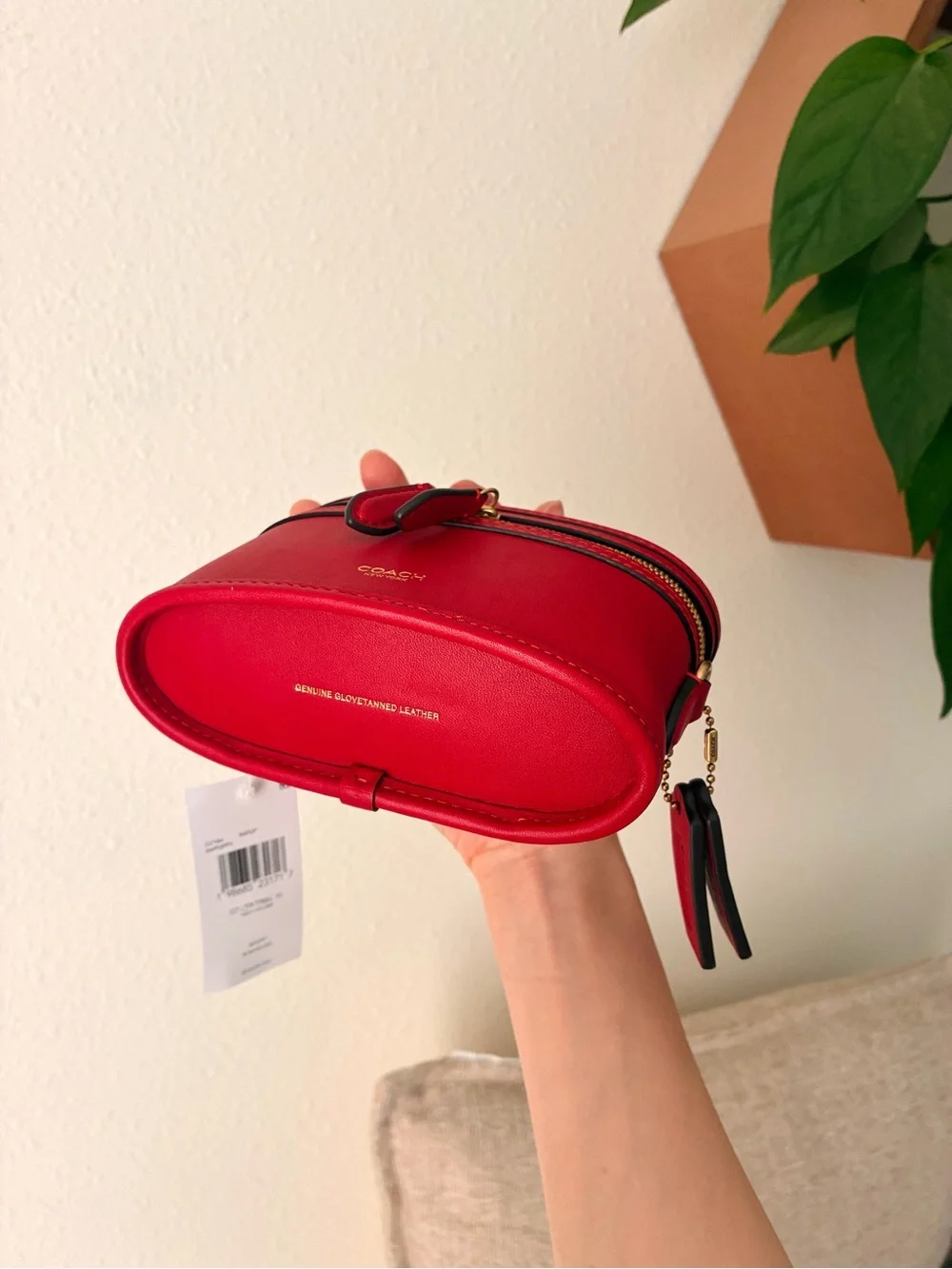 NWT🧧Coach Trail Bag 15 Red Poppy Mini Crossbody Top Handle CCY84 Chain Limited